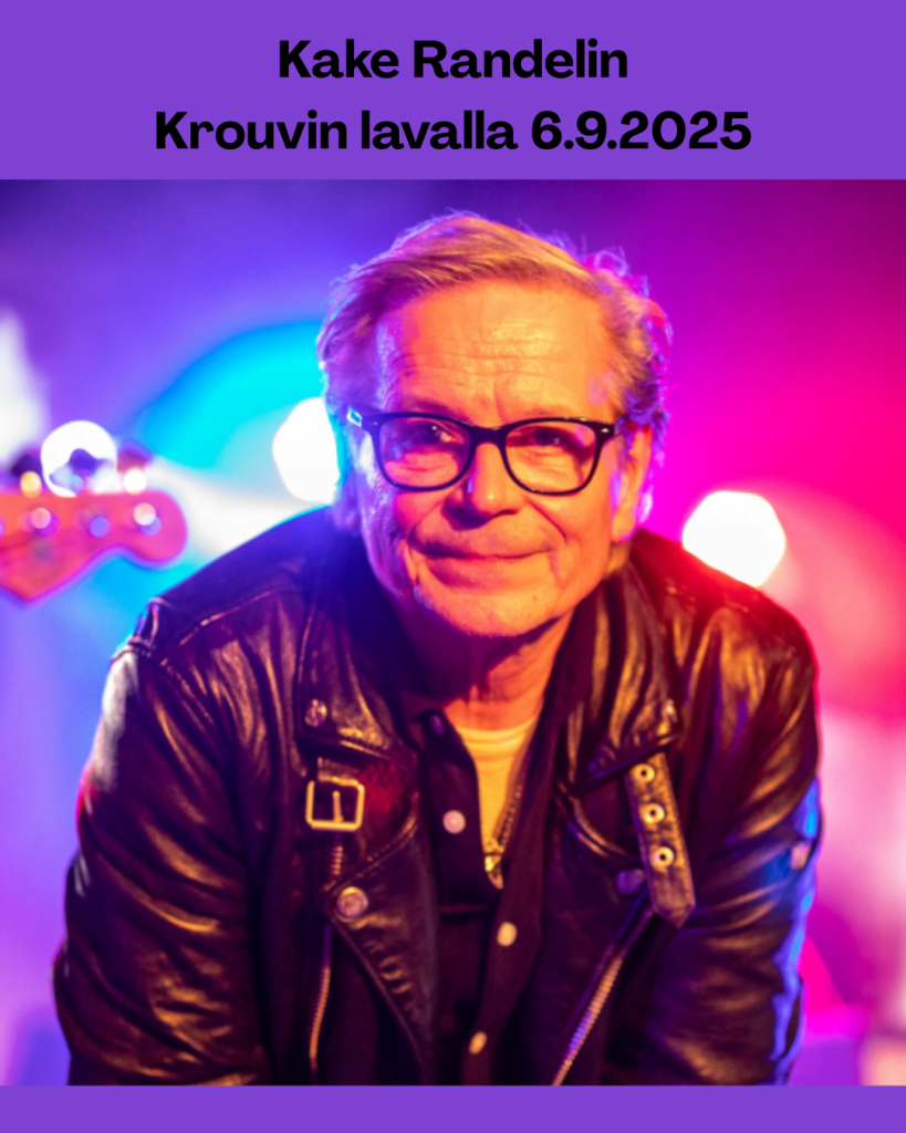 Kake Randelin Krouvilla laauntaina 6.8. klo 22!